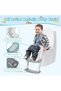 Potty Training Seat with Anti-Slip Step Ladder, Toddler Step Stool Toddler Seat for Kids, Baby Toilet Potty Chair for Boys & Girls - 4