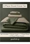 Good Sleep King Size Duvet Cover Set | 6 Piece Reversible | 220x240 cm | Green Dual-Tone - 2