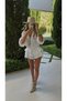 Women's Muslin Shorts Skirt Jumpsuit Flounced Summer White Dress 6031 - 6