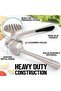 Lukadah Kitchen Premium Garlic Press Set - Rust Proof & Dishwasher Safe Professional Garlic Mincer Tool - 6