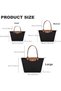 Women Shoulder Tote Bag, Stylish Waterproof Nylon Ladies Shoulder Bag, Nylon Top-Handle Purse Zipper Foldable Handbag Folding Beach Travel Bag for Work,Shopping,Travel - 2