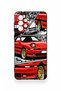 Samsung-A73 Compatible Red Supra Patterned Silicone Case - 2