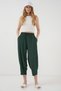 Women's Woven Shalwar Trousers 1263 - Emerald Green