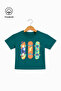 Skateboard Printed Casual Short Sleeve Summer Boy's T-Shirt - 2