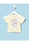 Infant Girls Cream Printed T-Shirt