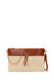 Women's Beige Long Chain Strap Straw Portfolio Bag 26Sbd222214