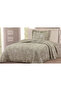 Luxury Patterned Single Bedspread Set 180X220 cm – Ruffled Muslin Textured Pique Set + 50X70 Pillowcase