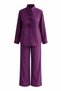 Lace Detailed Soft Linen Double Set - 6