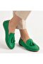 Irja Green Genuine Leather Ballet Shoes - 4