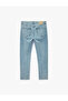 Regular Waist Cotton Skinny Jean Pants with Pockets - Michael Jean - 6