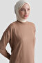 Baklava Patterned Knitwear Dress 25Ktd958 Latte - 3