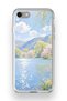 iPhone 6 / 6S Compatible Monet Style Lake Landscape Pattern Transparent Phone Case