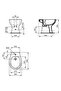 Loop WC Actuation Plate, glossy chrome, 2 steps - 5