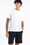 Modal Interlock Embroidery Logo Men's Sports Shorts with Pockets - 2