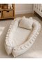 Linen Babynest Newborn Bed Natural Raw Cloth Fabric Organic Baby Nest Baby Bed Mother's Side Bed - 5