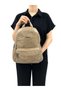 Women's Faux Leather Backpack 4 Compartment Multi-Compartment Daily School and Travel Bag - 2