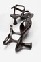Women's Square Toe Low 6 cm Heeled Ankle Strap Daily Evening Dress Sandals - 4