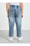 Girls Faded Jeans with Embroidery - 4