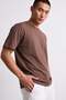 Men's Oversize Cut T-Shirt - Brown