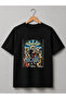Custom Ac/Dc Design Printed Unisex Premium Cotton T-Shirt