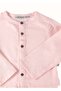 Organic Voile Fabric Button Closure Pink Summer Baby Girl Shirt - 3