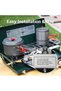 Portable Stainless Steel Double Burner Gas Stove, LPG Camping Gas Cooker with Adjustable Flame, Outdoor BBQ & Hot Pot Stove - 8