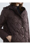 Vizyon New Season Hooded Quilted Women's Puffer Jacket - 4