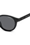 UV Protected Sunglasses Black Grey Frame Grey Polarized Mirror Lens 50mm - CA-8066/CS-08A - 6