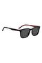 UV Protected Sunglasses Black Frame Grey Mirror Lens 55mm - HG-1356/S-807 - 3
