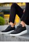 Jy814 Axel Lace-Up Leather Men's Casual Sneaker Shoes Cbt Black - 2