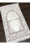 Woven Tapestry Twisted Fringed Dowry Gift Prayer Rug - 4