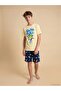 Minions Printed Boys' Shorts Pajama Set (S6)