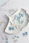 25Pcs Bead Set Blue Transparent Marbled Color Butterfly Star Bow Heart Bead Charm Jewelry Armcuff Accessory Bracelet Keychain Bead - 2