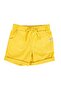 Organic Yellow Woven Summer Unisex Baby Shorts - 2
