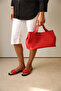 Bag 2631 - Soft Formed Shoulder Bag Red Women's Bag - 7