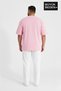 Men's Large Size Los Angeles Printed 3Xl-6Xl Crew Neck T-Shirt Spr26Bts510-18 - 3