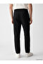 Black Regular Fit Men's Sweatpants - 4