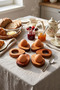 Yumi̇ Natural Wooden Egg Cup Set of 6 - Wooden Egg Holder for Breakfast Table - 2