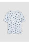 Seray New Season Stitch Printed Women's Shorts Pajama Set - 7