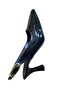 Women's Goblet Heeled Patent Leather Open Back Stiletto - 2