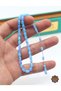 Light Blue Opal Stone Capsule Cutting System Tasseled Natural Stone Prayer Beads 201025692 - 2