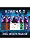R36MAX 2 Retro Handheld Game Console 4.5 Inch IPS Screen Portable Gaming Device 64GB Built-In Memory Linux System Pocket Video Player Classic Games Console Green Edition - 4