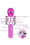 Wireless Bluetooth Karaoke Microphone Machine, Portable Handheld for Kids Adults Pink - 2