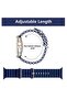Ocean Silicone Sport Band for Apple Watch 38/40/41mm SE Series 8/7/6/5/4/3/2/1 (Midnight Blue) - 5