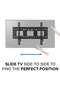 Tilt Wall Mount: Sleek & Secure Support for 27"-90" Displays in Stylish Black Finish - 5