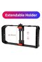 MT-33 Phone Stand Tripod ABS Video Recording Vlog Mobile Phone Rig Cage - 2