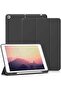 Smart Case for iPad 10.2 Inch (2021/2020/2019) – Black Cover with Integrated Pencil Holder and Auto Sleep/Wake