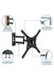 Full Motion TV Wall Mount Monitor Wall Bracket with Swivel & Articulating Tilt Arm, Fits up to 55 Inch Lcd Led Oled Flat Screens - 3