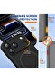 iPhone 17 Pro Silicone Case with MagSafe Support, 3.0mm Thick Shockproof Phone Cover with Camera Control Protection, Anti-Slip Soft Touch Drop Resistant Mobile Case – Black - 2