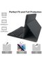 Keyboard Case for Samsung Galaxy Tab S6 Lite 10.4'' (SM-P610/P615/P613/P619, 2020/2022) – [Business Leather Folio Cover] [Detachable Magnetically Bluetooth Keyboard] [S-Pen Holder] (Black) - 3